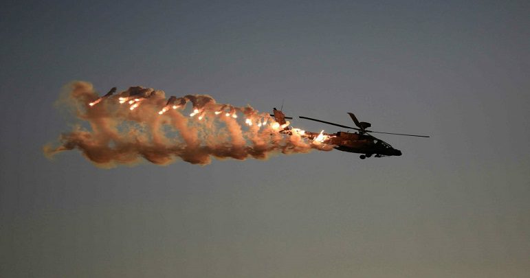 فلسطینی مجاہدین نے اسرائیلی ہیلی کاپٹر مار گرایا