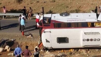 کربلا جانے والی زائرین کی بس حادثہ کا شکار، دس شہید