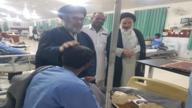 علامہ ہاشم موسوی کی مستونگ سانحہ میں زخمی ہونے والوں کی عیادت