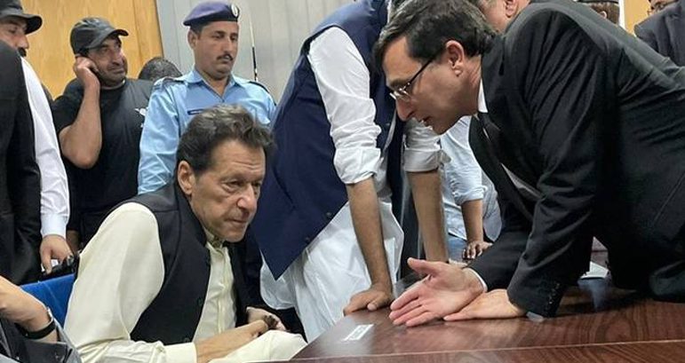 Barrister Gohar Meets Imran Khan in Adyala Jail