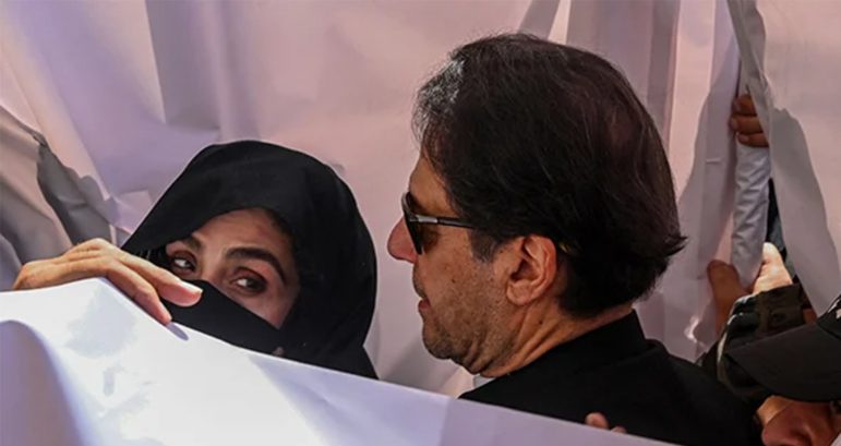 Imran Khan and Bushra Bibi