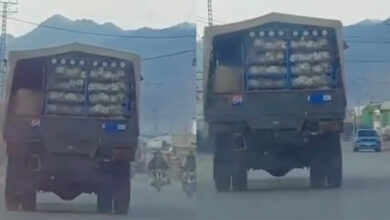 Military supplies transported to Parachinar by land, but closure to local population