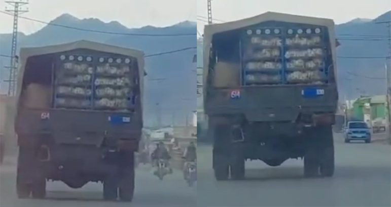 Military supplies transported to Parachinar by land, but closure to local population