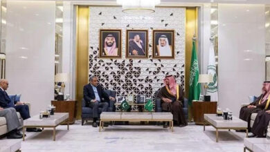 Mohsin Naqvi's meeting with Saudi Interior Minister Abdul Aziz bin Saud bin Nayef in Riyadh