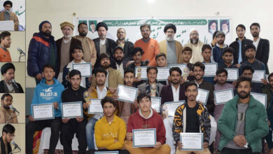 One month free IT courses organized by Wahdat Youth Pakistan to get rid of unemployment