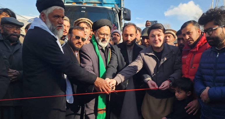 Yoltar Highway inauguration by Allama Syed Ali Rizvi & Kazim Maisam