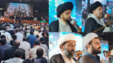 Azmat Shuhada Conference held in Shikarpur in memory of the Martyrs of the Tragedy