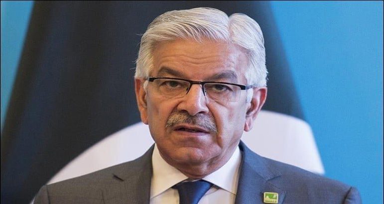 Pakistan's defense minister's response to the statement of Afghanistan's acting foreign minister rejected the allegations