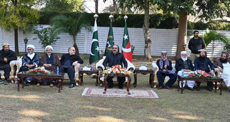 Participation of Shia Ulama Council leaders in Ali Amin Gandapur consultative meeting