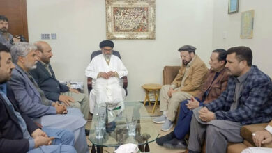 CM Gilgit Baltistan Haji Gulbar Khan meeting with Allama Sajid Ali Naqvi