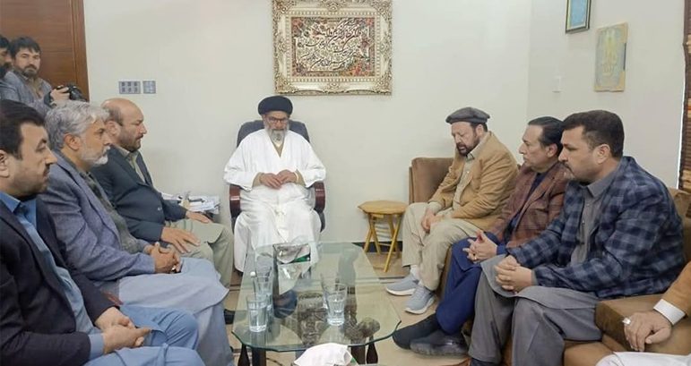 CM Gilgit Baltistan Haji Gulbar Khan meeting with Allama Sajid Ali Naqvi