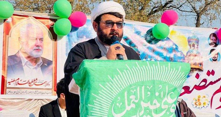Under the auspices of ISO, Peshawar, a program was organized on the occasion of the birth of Hazrat Imam Mahdi (AS)