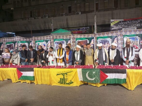 Karachi: MWM organizes lighting and photo exhibition in memory of Quds martyrs