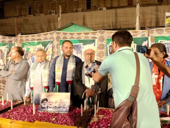Karachi: MWM organizes lighting and photo exhibition in memory of Quds martyrs
