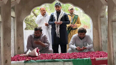Central President ISO visits the mausoleum of Shaheed Raja Iqbal