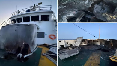 Israel drone strikes on Gaza aid ship
