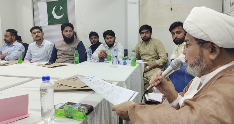 All Parties Conference organized by Jafariya Students, participation of Allama Shabbir Maysami