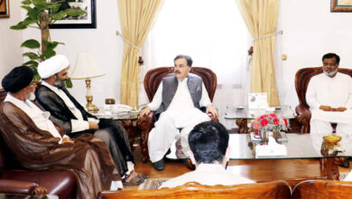 Quetta: Allama Maqsood Ali Domki meets with Balochistan Governor Jafar Mandokhel