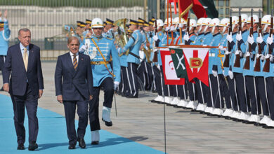 Prime Minister of Pakistan Shahbaz Sharif receives warm welcome upon arrival in Turkey