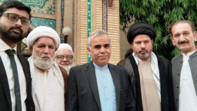 Lahore: A delegation representing all schools of thought meets Iranian officials on Iranian support in war situations