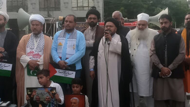 Jafariya Organization protests against Israel in favor of Iran
