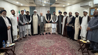 A high-level delegation led by Senator Allama Nasir Abbas Jafri met with the Iranian Ambassador