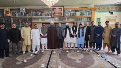 Quetta: Delegations from the Shia Ulema Council and Jamaat-e-Ahle-Sunnat meet with the Iranian Consul General