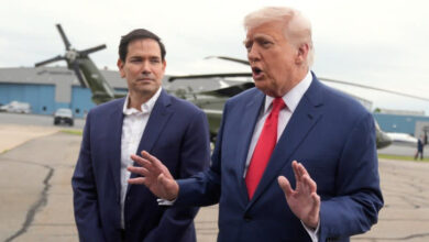 Negotiations with Iran, long consultations between President Trump and top officials at Camp David