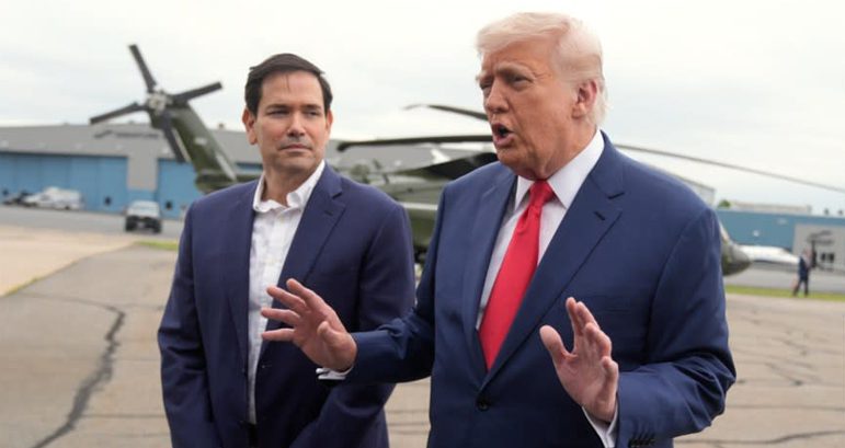Negotiations with Iran, long consultations between President Trump and top officials at Camp David