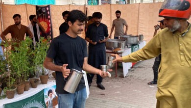 Lahore: ISO organizes unique Sabeel, distributes saplings