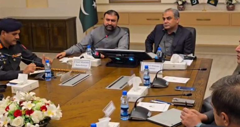Quetta: Interior Minister Mohsin Naqvi chairs meeting to discuss law and order in Balochistan