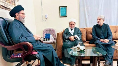 Allama Shabbir Hassan Maysami meets Allama Syed Sajid Ali Naqvi