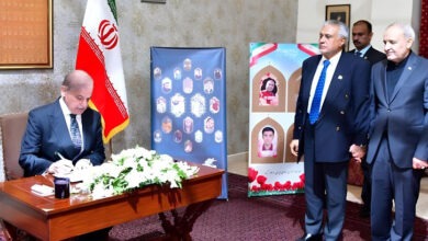 Shahbaz Sharif visits Iranian embassy, ​​expresses condolences over martyrdom of citizens